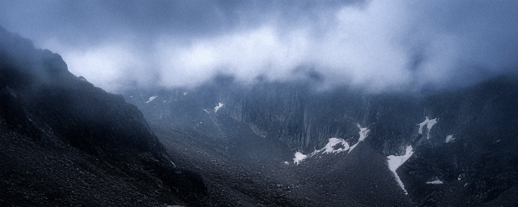 Dark rocky landscape
